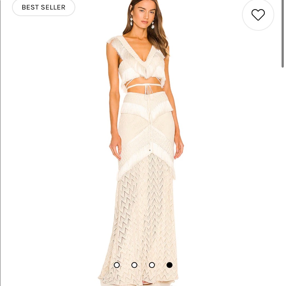 PATBO Fringe Lace Set NWT